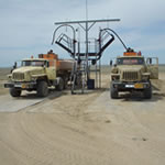 Image of Oil exploration vehicles
