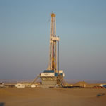 Image of Land based oil rig
