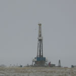 Image of Oil rig in Kazakhstan
